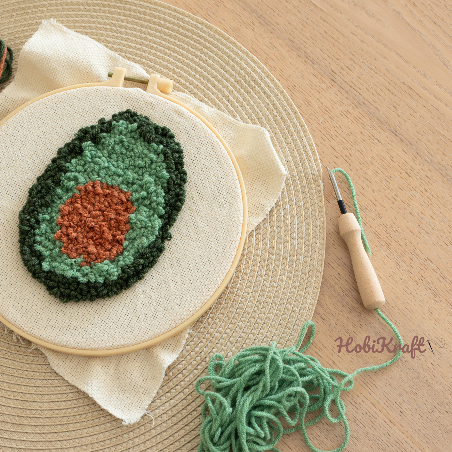 Hobikraft Punch Nakış Başlangıç Seti – Tüm Malzemeler Dahil