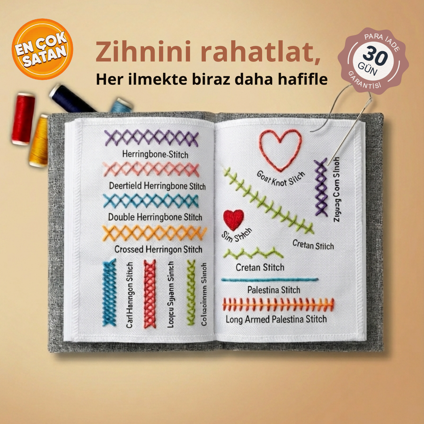 Hobi Nakış Kitabı(60+ Model)