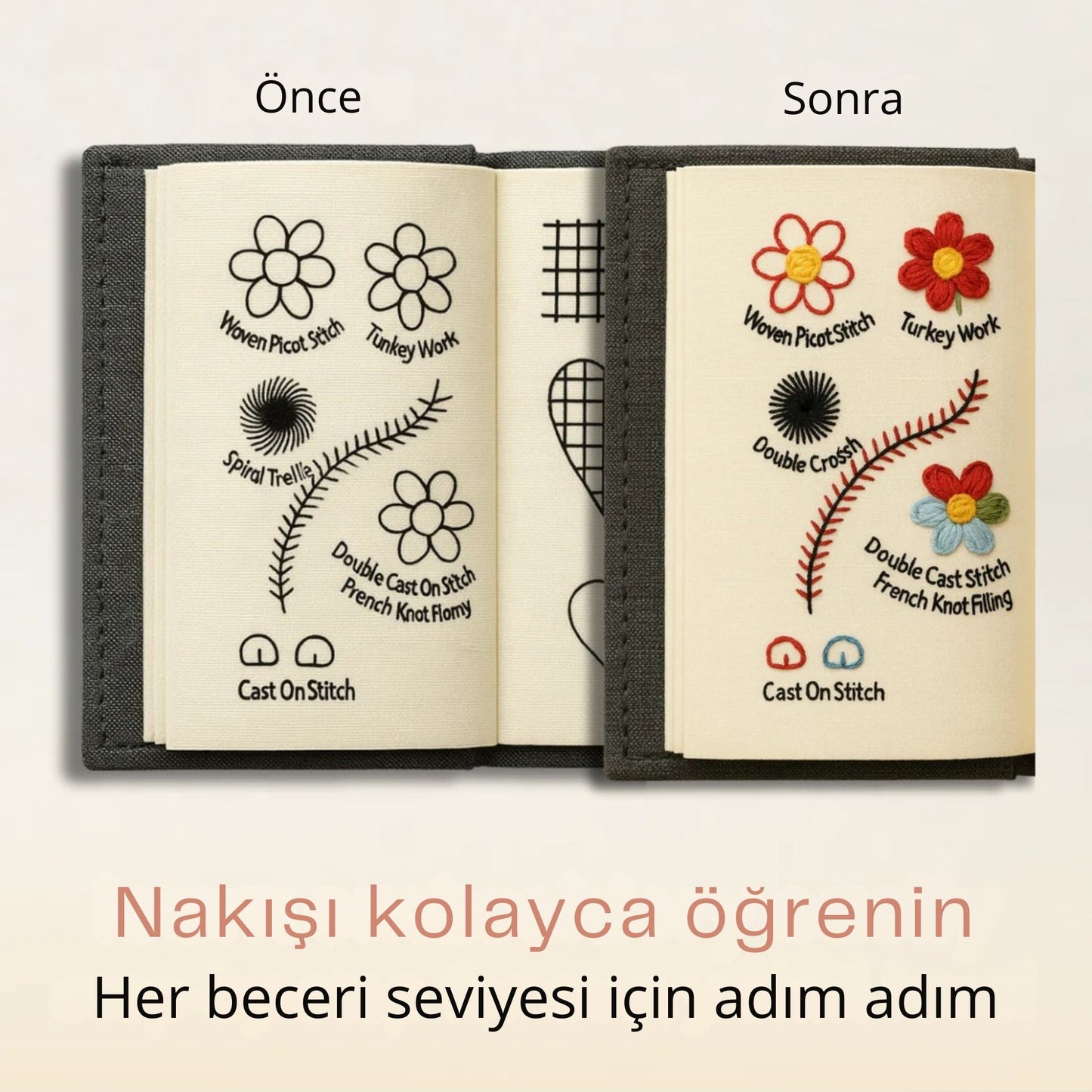 Hobi Nakış Kitabı(60+ Model)